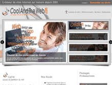 Tablet Screenshot of coolandtheweb.com